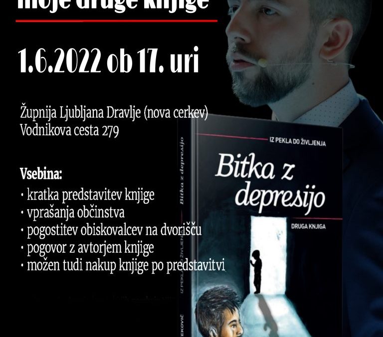 Predstavitev knjige: »Iz pekla do življenja – Bitka z depresijo«